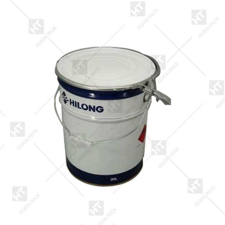 Empty Metal Tin Pail